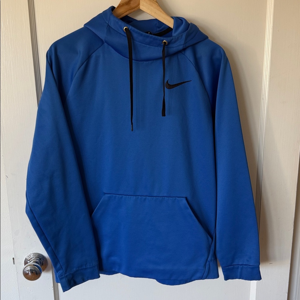 Nike Men's Blue Dri-FIT Pullover Hoodie